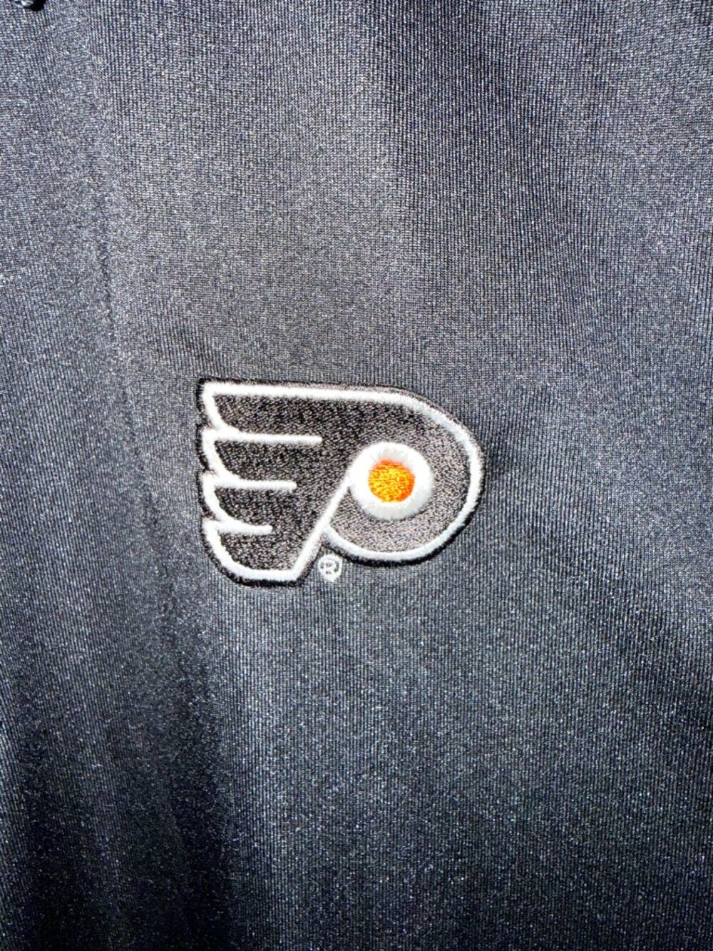 Philadelphia Flyers NHL Labatt Blue Embroidered Performance Golf Polo Shirt Sz L